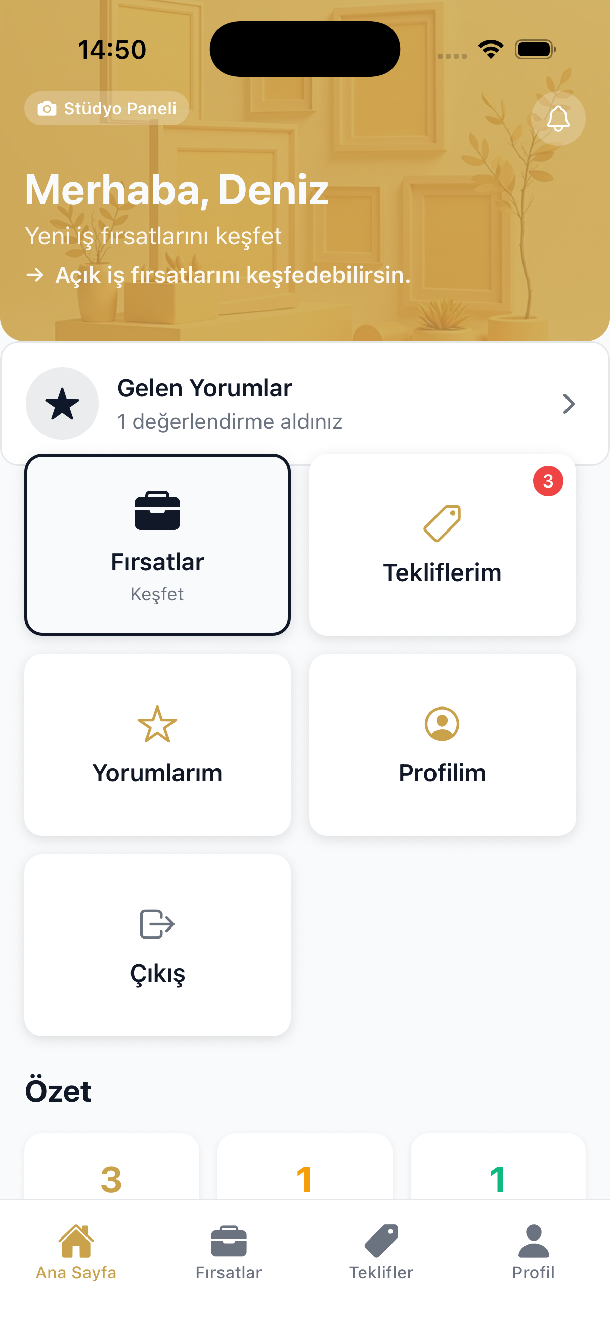 Stüdyo Uygulaması